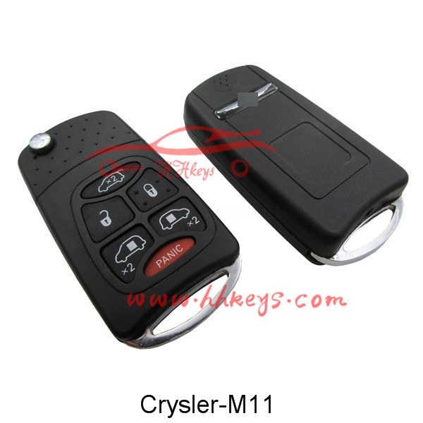 Chrysler 5 + 1 Buttons დისტანციური გასაღები shell