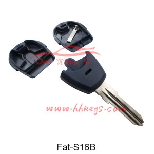 New Style Blue Fiat Palio Transponder Key Shell (GT15R)