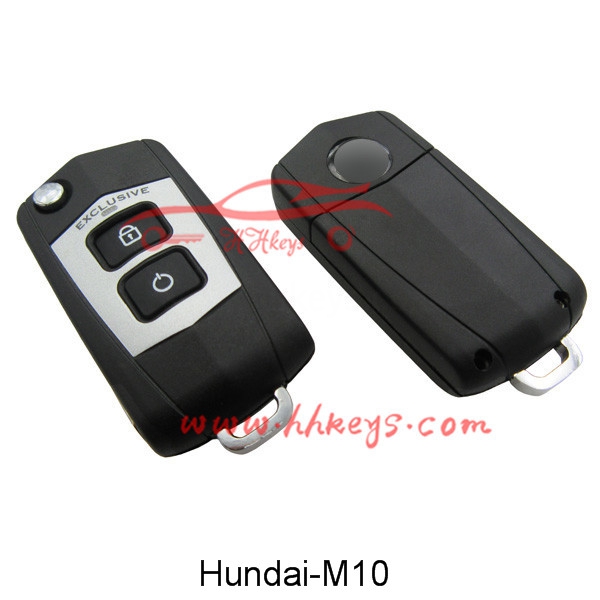 OEM/ODM Supplier Car Key Shell -
 Hyundai 2 Buttons modified flip key shell – Hou Hui