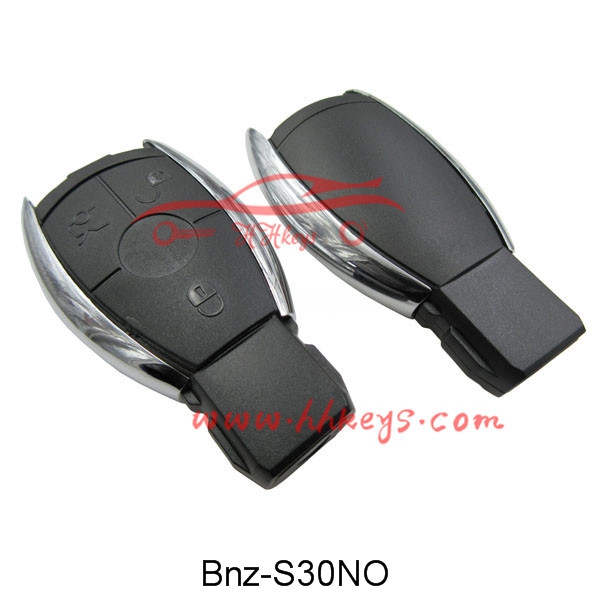 Benz CLK SLK 3 Button Smart Key Case No Logo(No Battery Clip, No Blade)