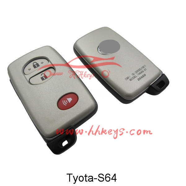 Factory best selling Ford Copy Key -
 Toyota 2+1 Buttons Smart key shell – Hou Hui