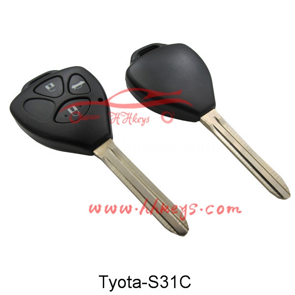 OEM Customized Pick Lock Set -
 Toyota 3 Buttons Remote key shell – Hou Hui
