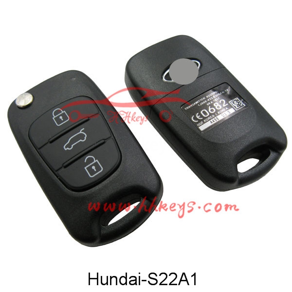 High reputation Car Obd Scanner -
 Lot of 65 Hyundai 3 Buttons remote key shell – Hou Hui