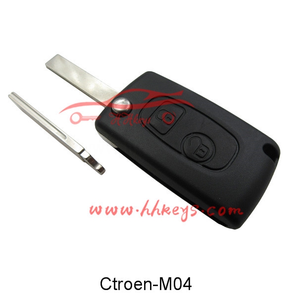 New Arrival China Car Remote Key -
 Citroen/Peugeot 2 Buttons Modified Flip Key Shell (HU83) – Hou Hui