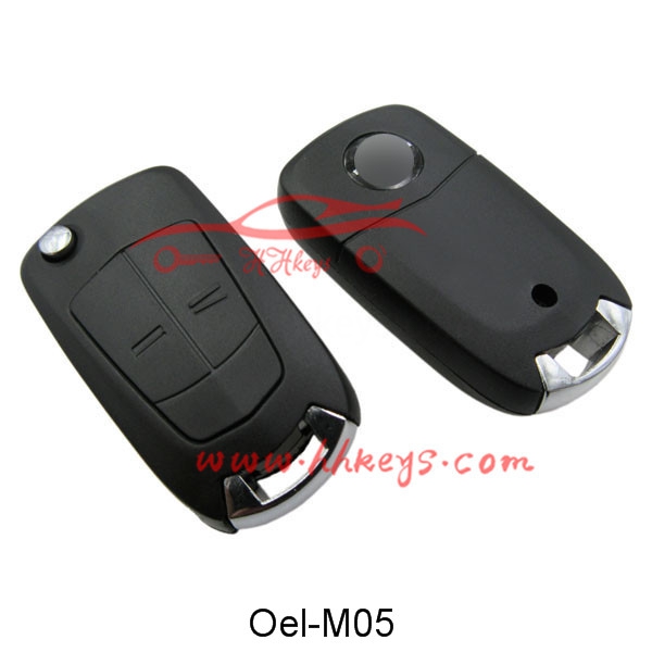 Opel 2 Button Modified Flip Remote Key Blank (HU100)