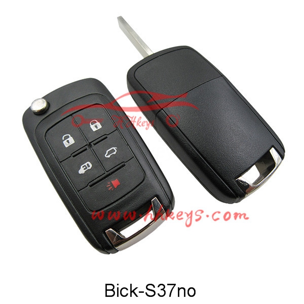 High Quality for Car Key Transponders -
 Buick 4+1 Buttons Remote key shell – Hou Hui